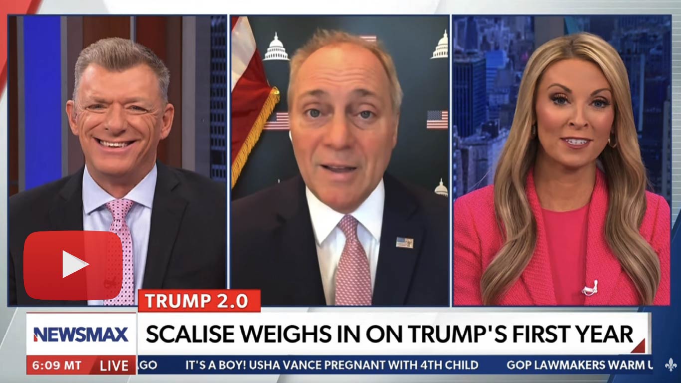 Scalise Touts One Year of President Trump’s Wins
