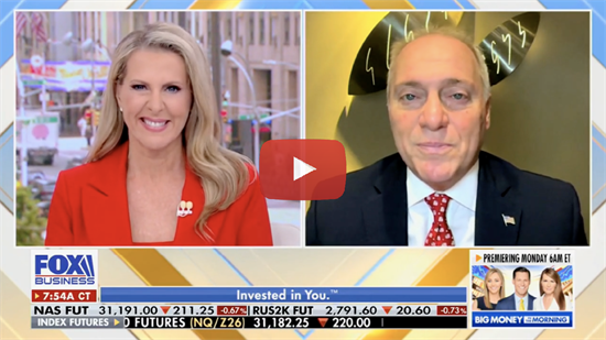 Scalise on Fox Business
