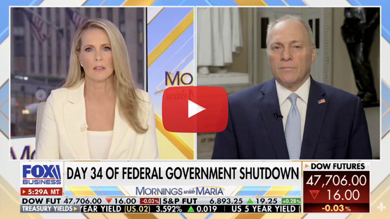 Scalise: Millions Going Without Food Because Democrats are Mad Trump is President