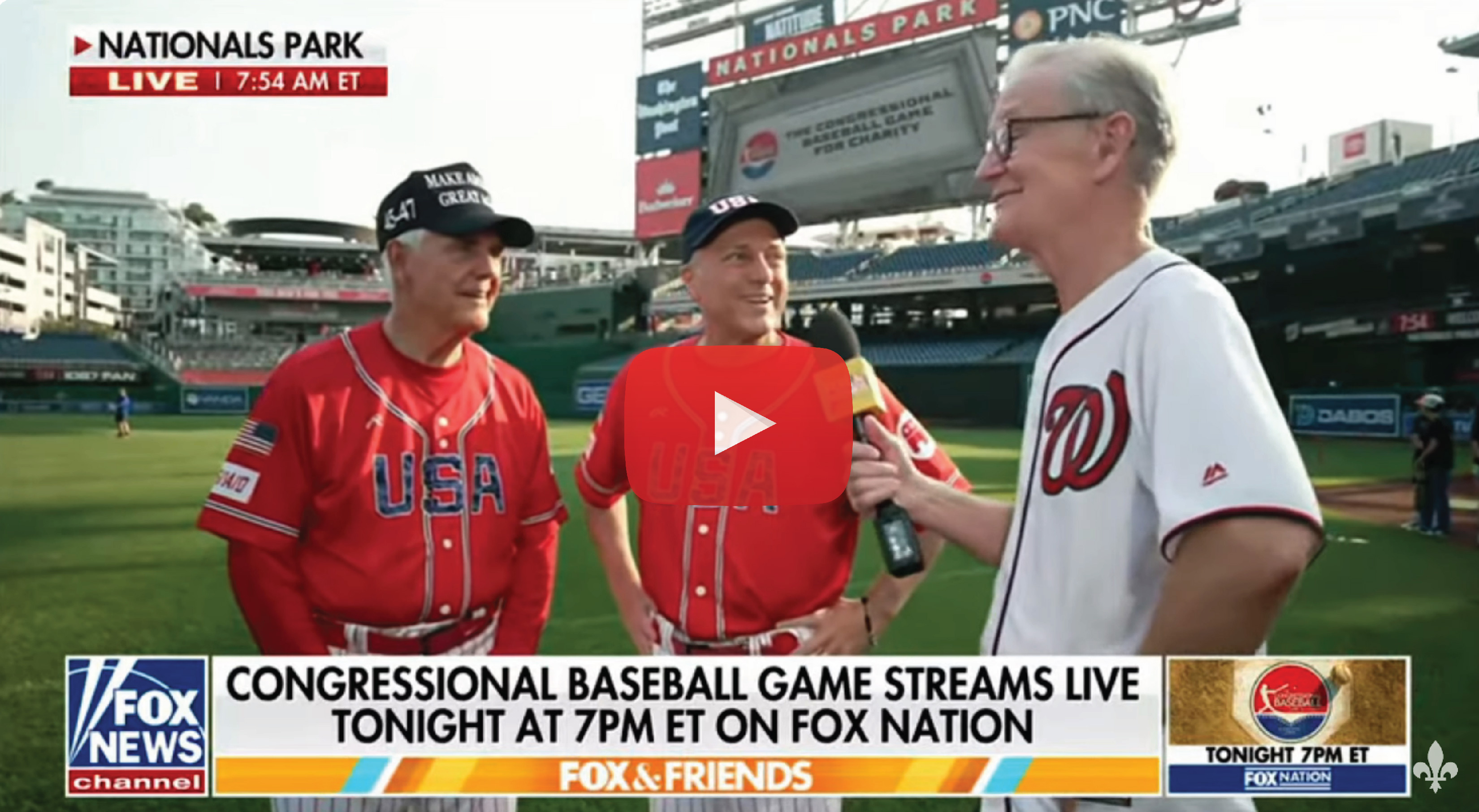 Scalise Previews Congressional Baseball Game